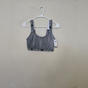 Bebe Seamless Gray Sports Bra